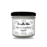 a jar of smell like she is reading again