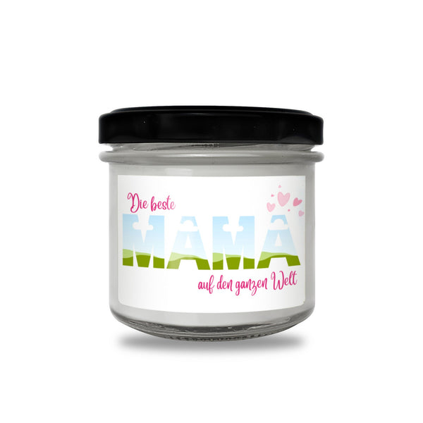 Die beste MAMA auf den ganzen Welt Duftkerze aus Sojawachs