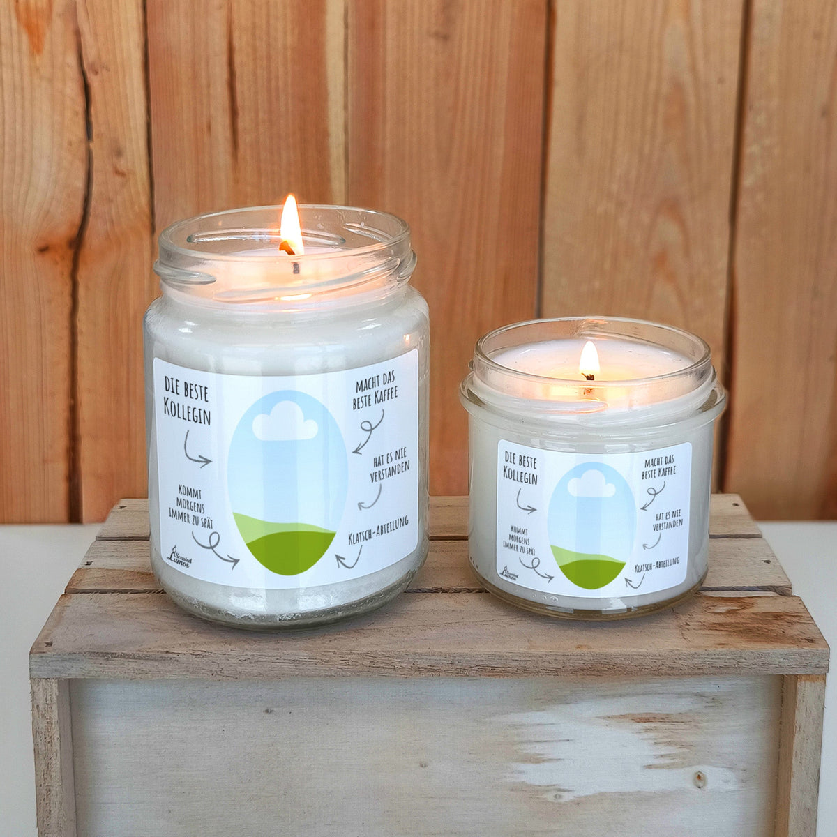Die beste Kollegin Duftkerze aus Sojawachs