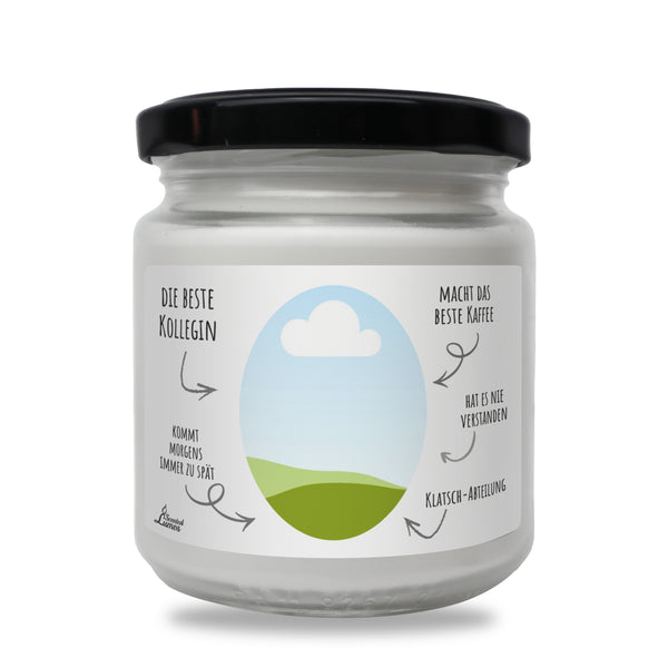 Die beste Kollegin Duftkerze aus Sojawachs