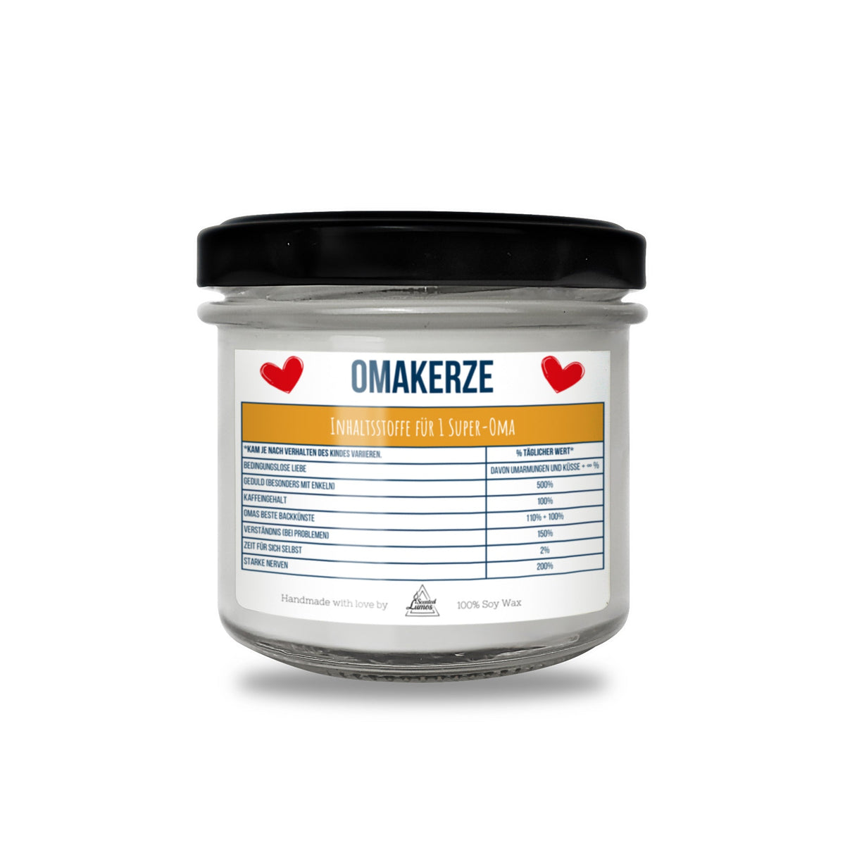 Omakerze Duftkerze aus Sojawachs