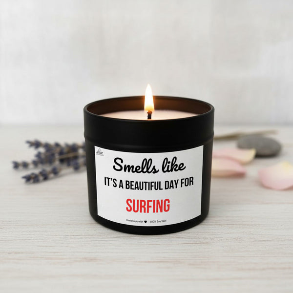 Smells like beautiful day for Surfing Scented Soy Candle