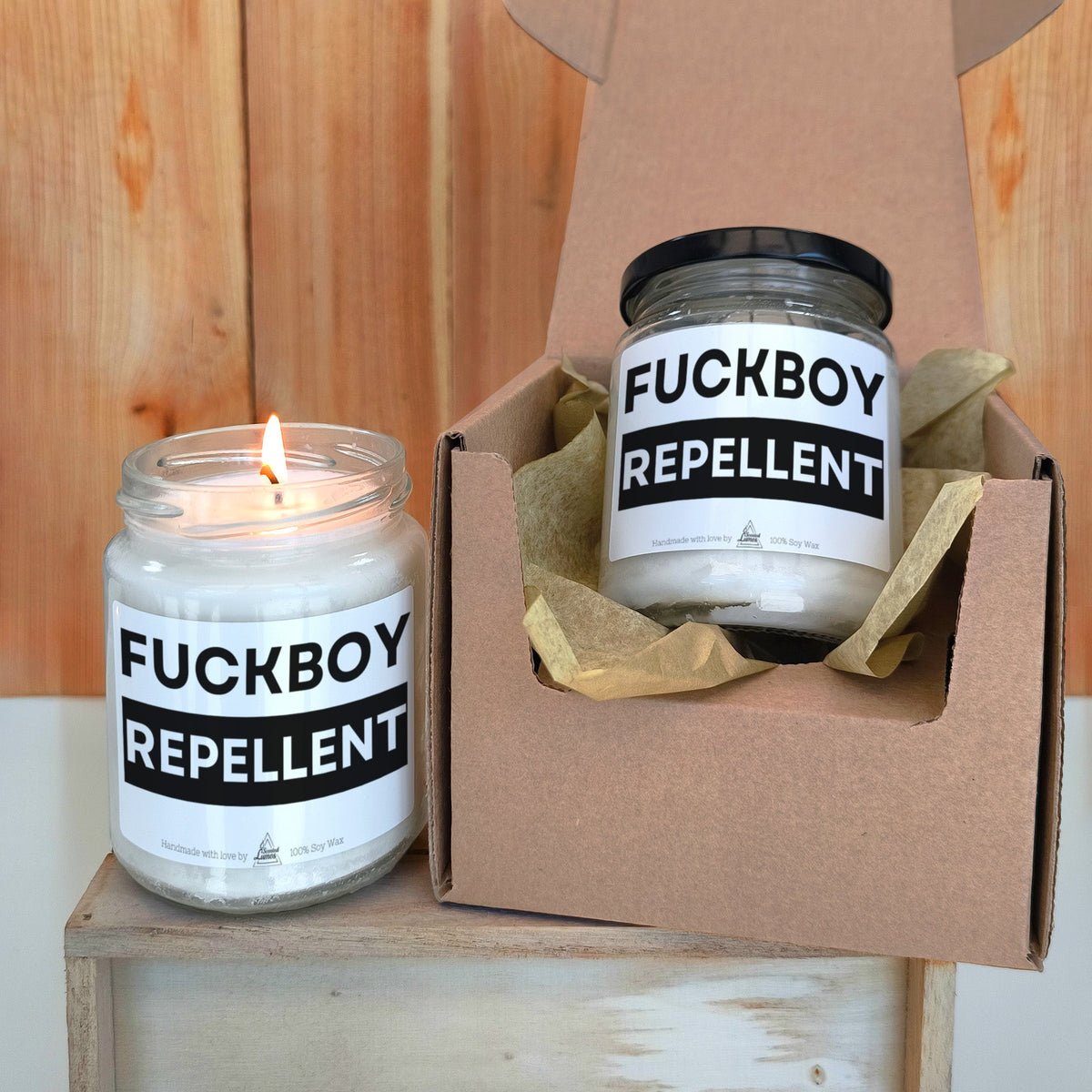 Fuckboy Repellent Scented Soy Candle
