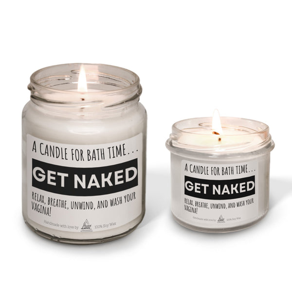 Get naked Scented Soy Candle