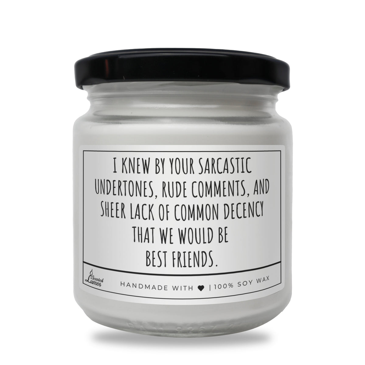 We would be best friends Scented Soy Candle