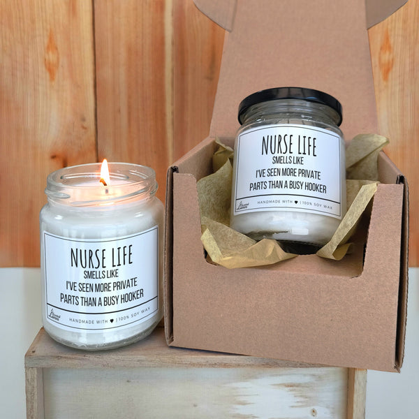 Smells like Nurse Life Scented Soy Candle