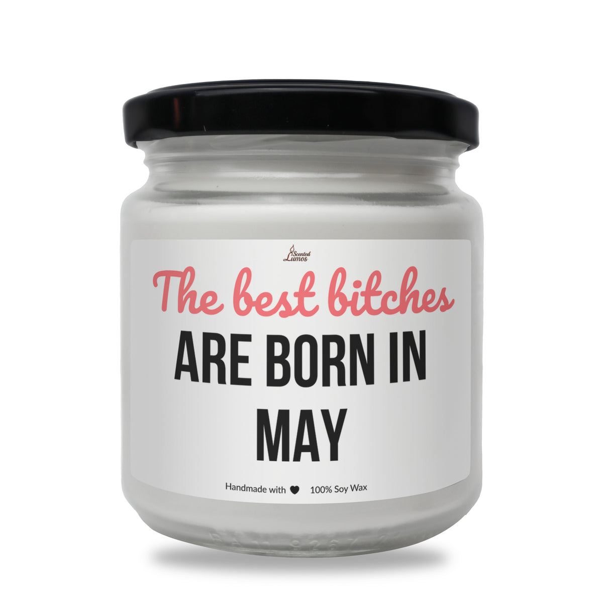 Best bitches are born in May Scented Soy Candle