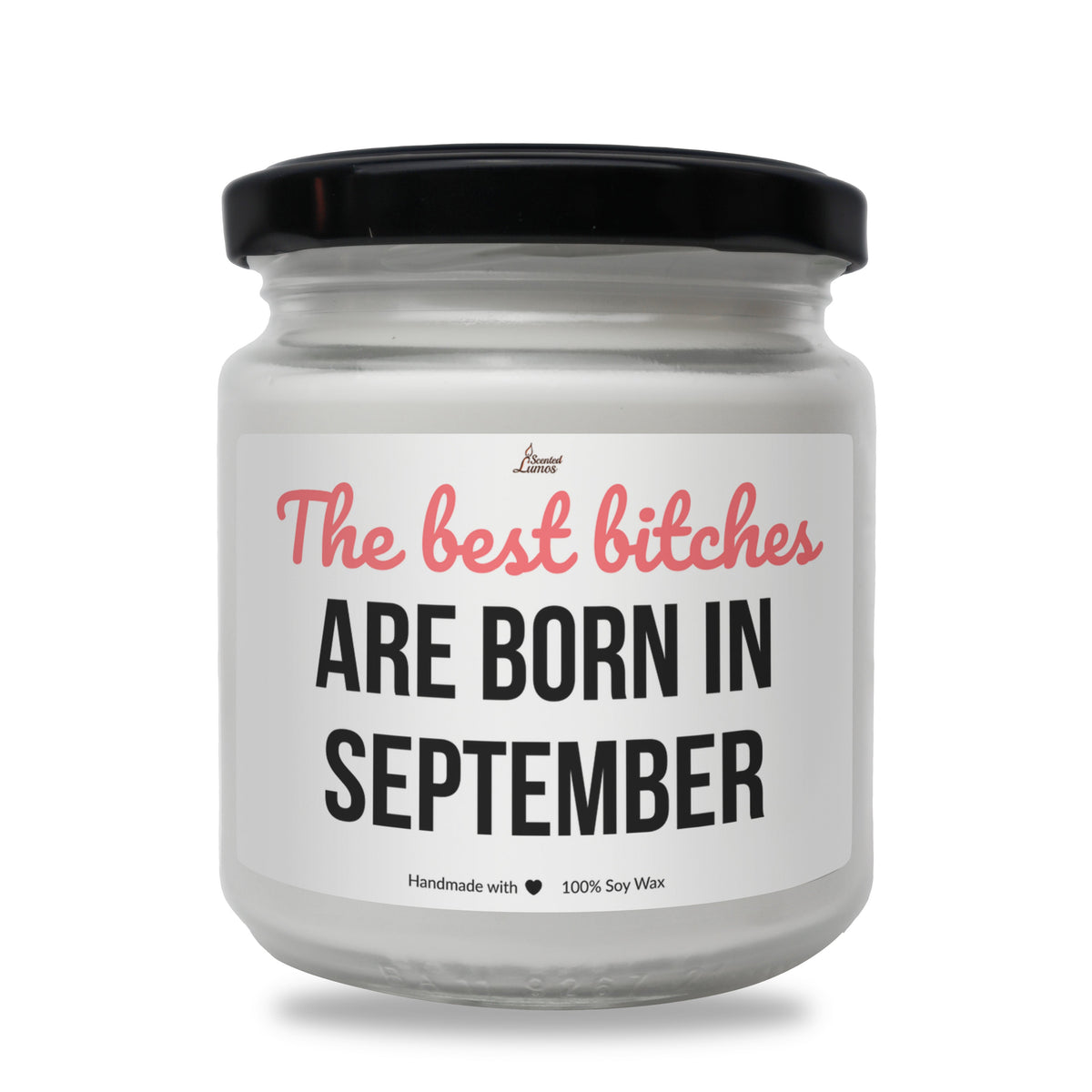 Best bitches are born in September Scented Soy Candle