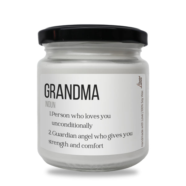 Definition of Grandma Scented Soy Candle