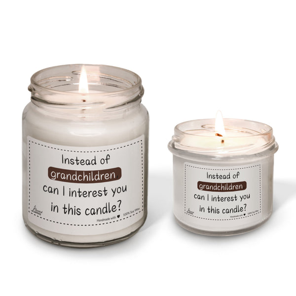 Instead of grandchildren... Scented Soy Candle