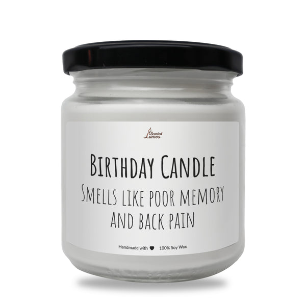 Birthday candle Scented Soy Candle