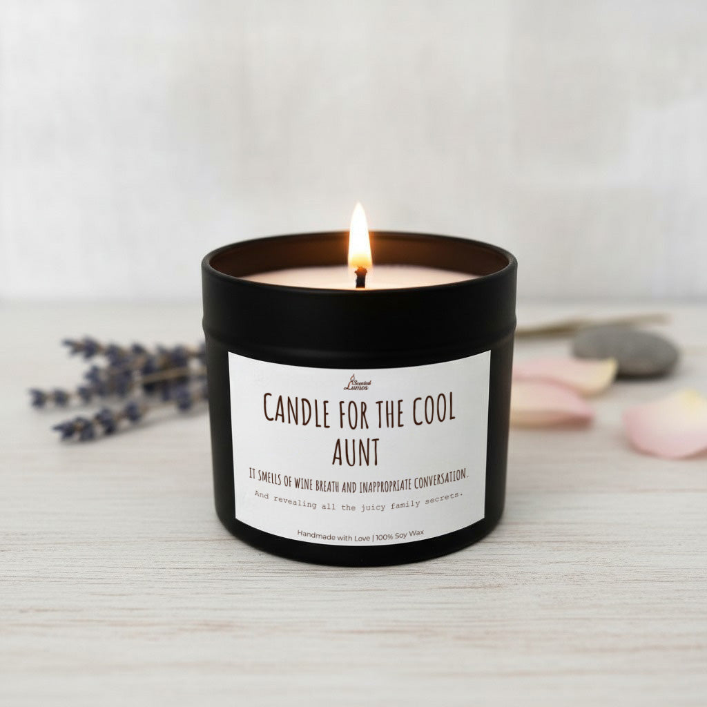 Candle for the cool aunt Scented Soy Candle