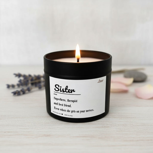 Definition for Sister Scented Soy Candle