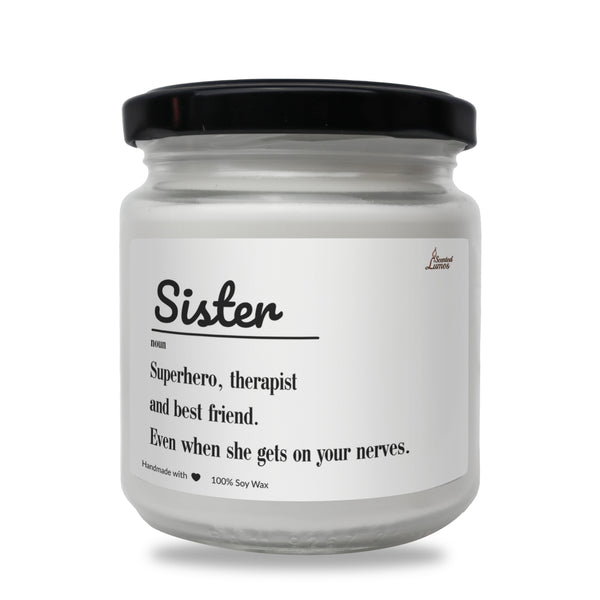 Definition for Sister Scented Soy Candle