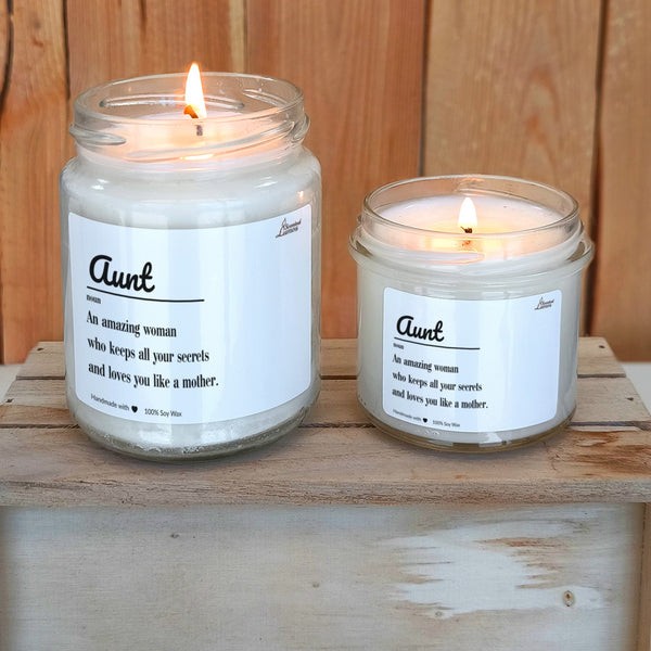 Definition for Aunt Scented Soy Candle
