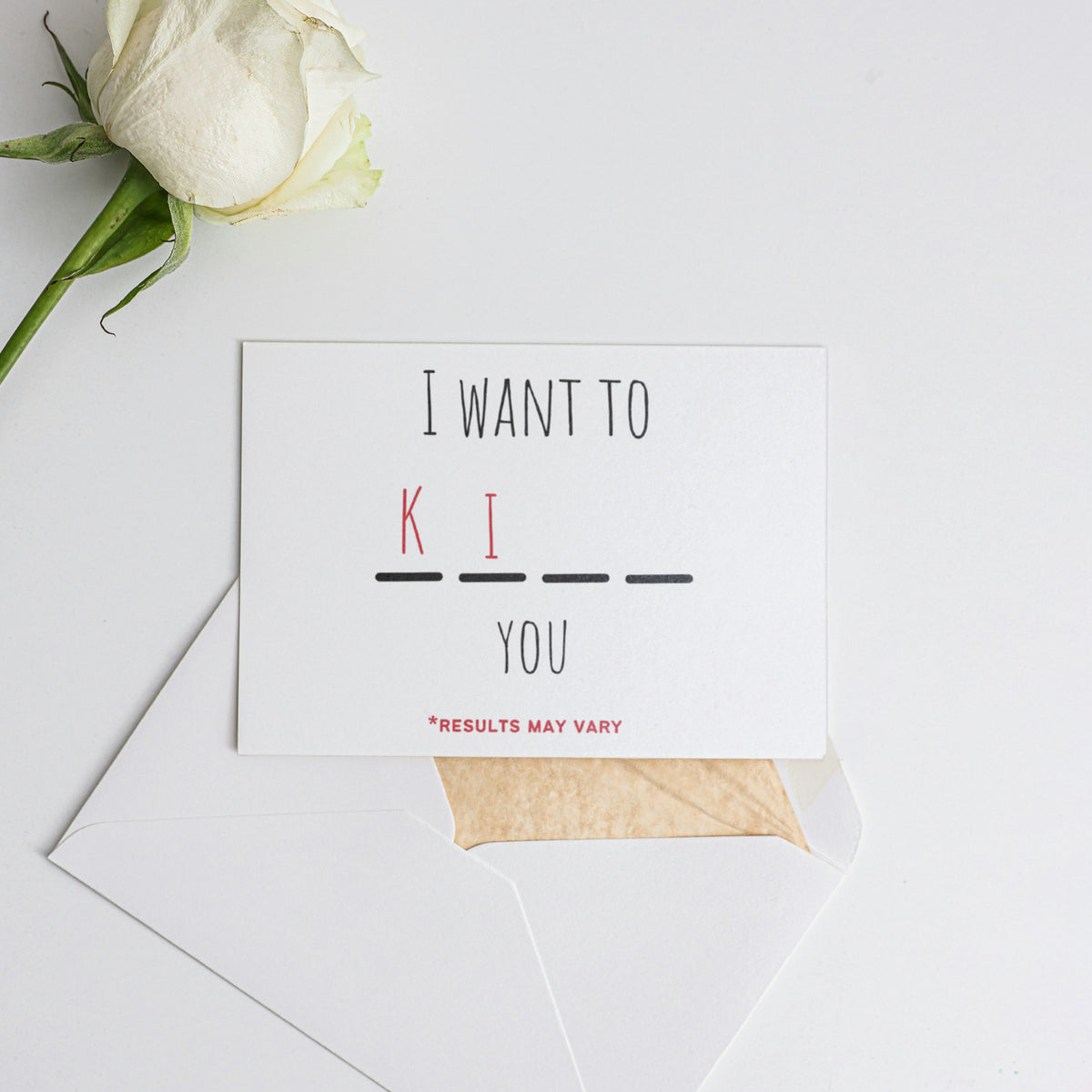 I want to kiss / kill you Card