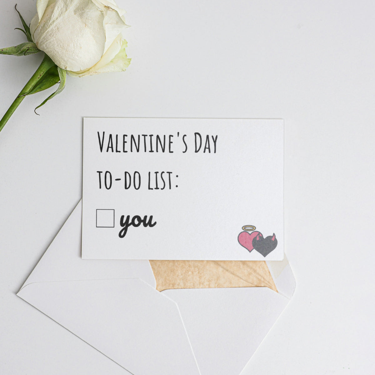 Valentine's to-do list Card for Valentine's Day