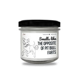 a white jar with a black lid and a cartoon dog on it