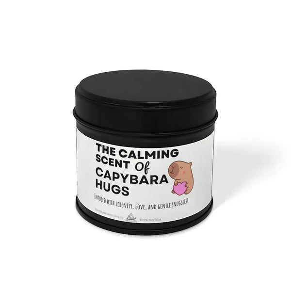 The calming scent of capybara hugs Scented Soy Candle