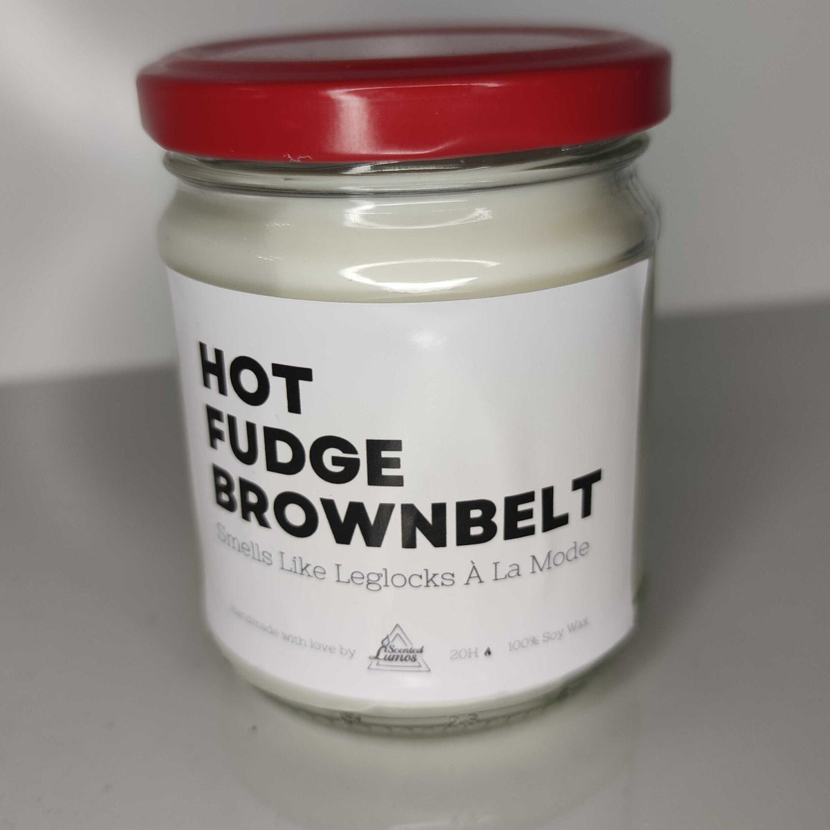 Hot Fudge Brown Belt, BJJ, Brazilian Jiu Jitsu - Scented Soy Candle