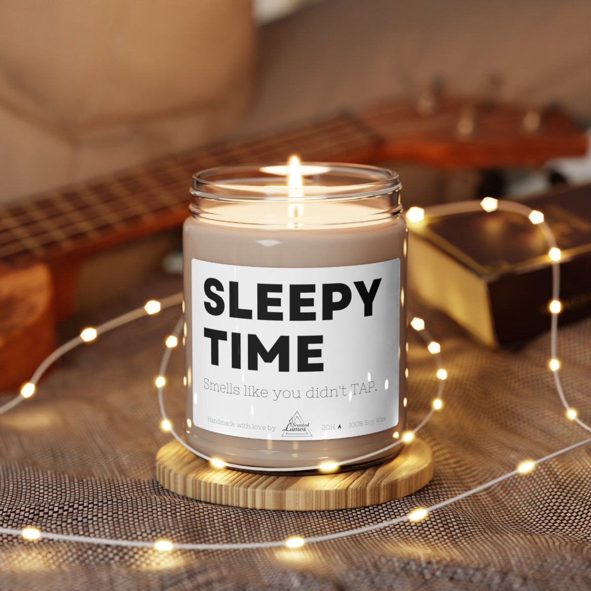 Sleepy Time, BJJ, Brazilian Jiu Jitsu - Scented Soy Candle