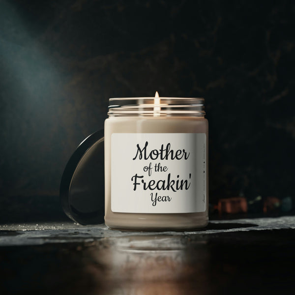 Mother of the freakin' year Scented Soy Candle Mother's Day