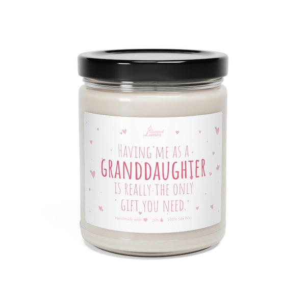 Having me as a granddaughter Scented Soy Candle