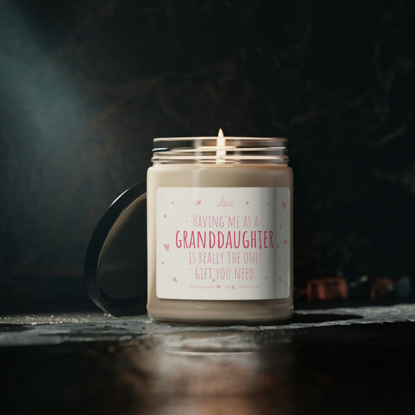 Having me as a granddaughter Scented Soy Candle