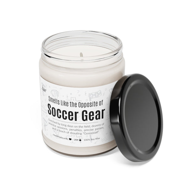 Smells like the Opposite of Soccer Gear Scented Soy Candle