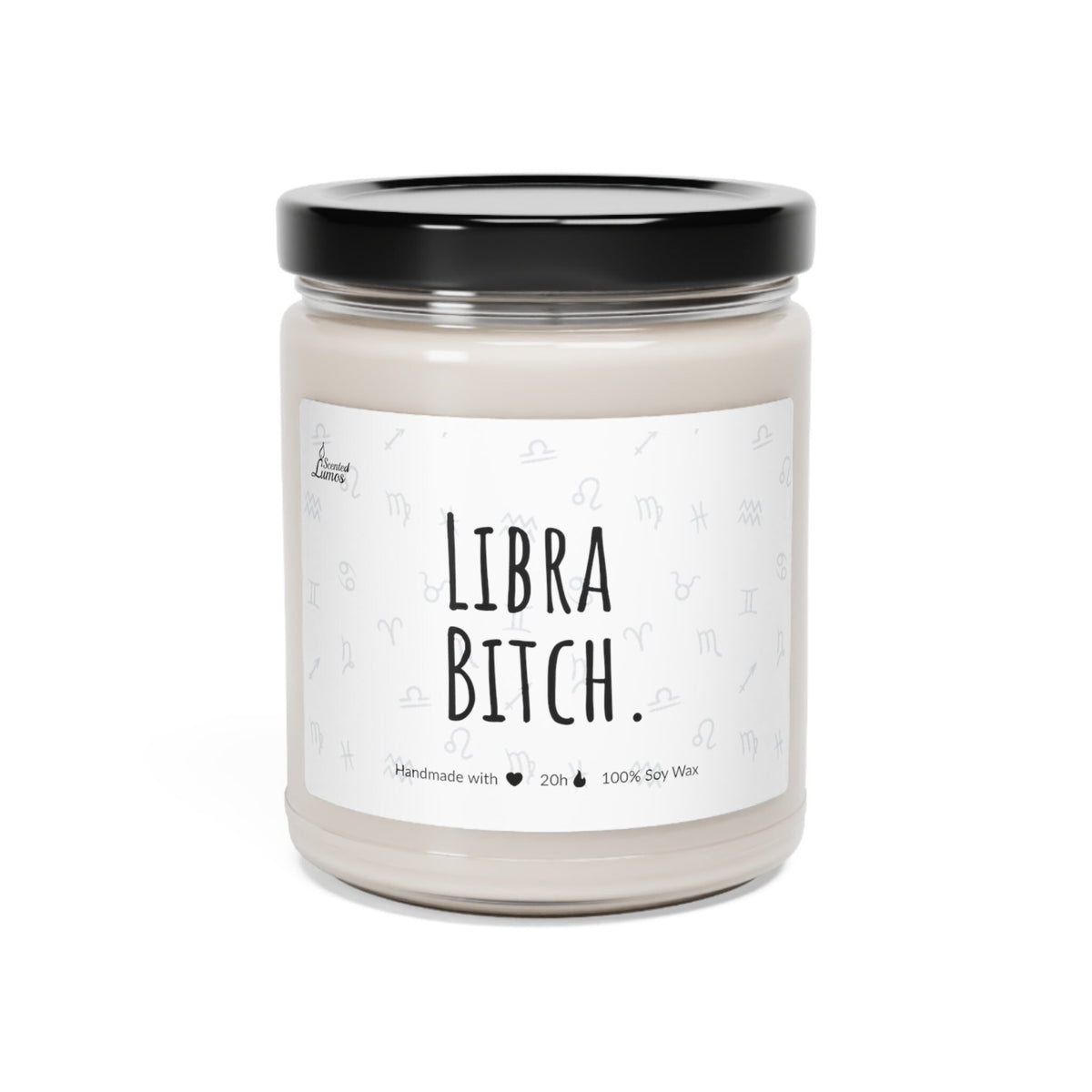 Libra Scented Soy Candle, Birthday Gift for Libra
