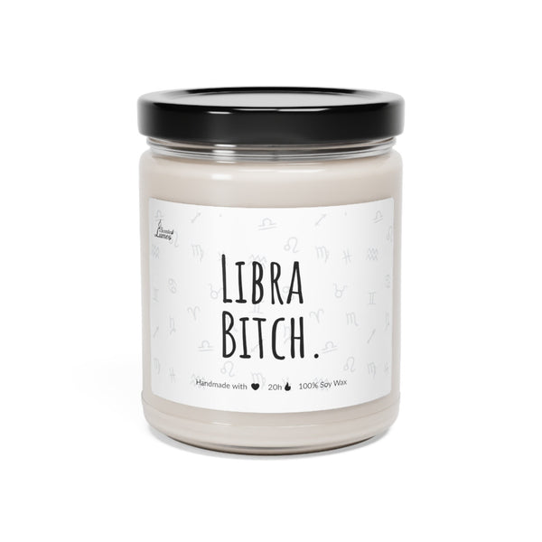 Libra Scented Soy Candle, Birthday Gift for Libra