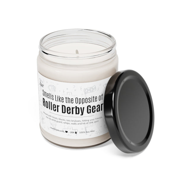 Smells like the Opposite of Roller Derby Gear Scented Soy Candle