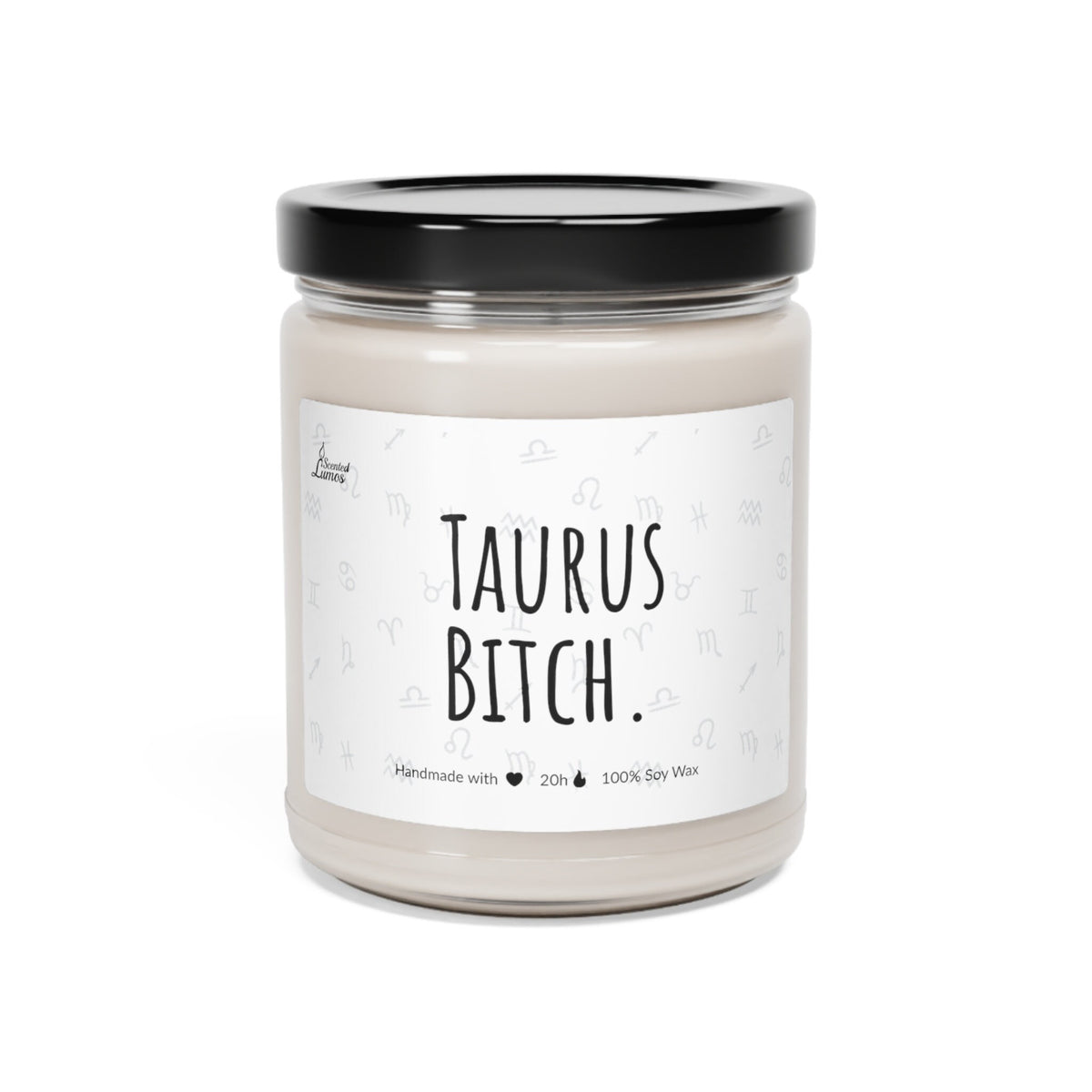 Taurus Scented Soy Candle Zodiac Candle