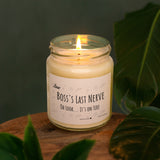 a candle that is sitting on a table