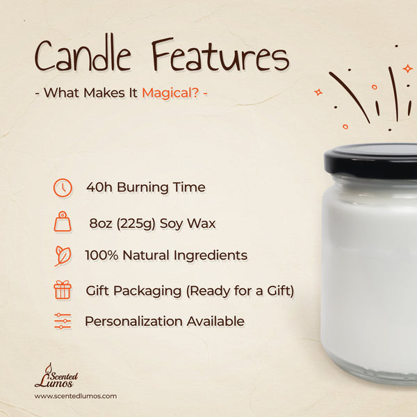 Super Mom Personalized Scented Soy Candle - Gift for Mother's Day