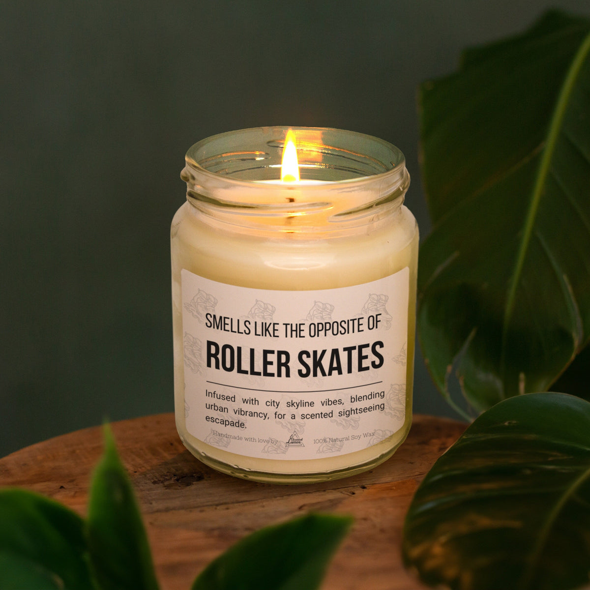 Smells like the opposite of Roller Skates Scented Soy Candle