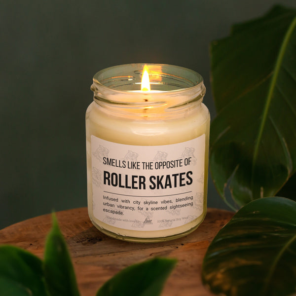 Smells like the opposite of Roller Skates Scented Soy Candle