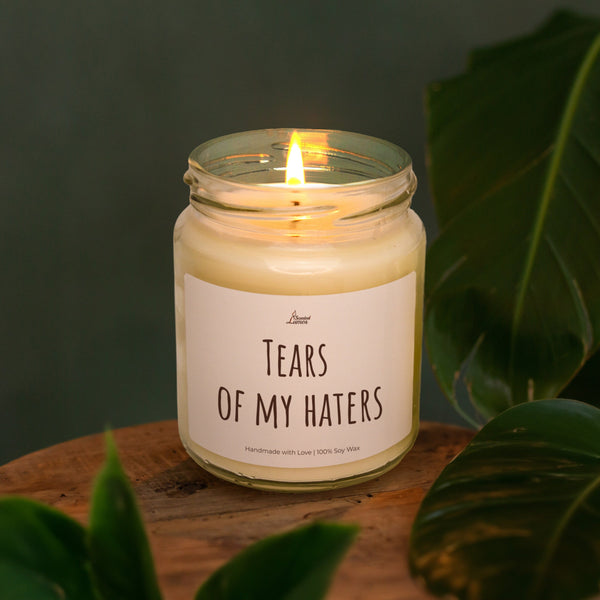 Tears of my haters Scented Soy Candle