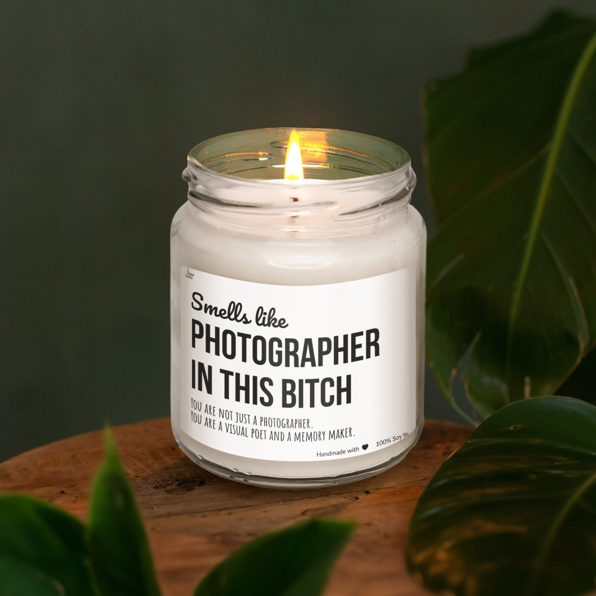 a candle that is sitting on a table