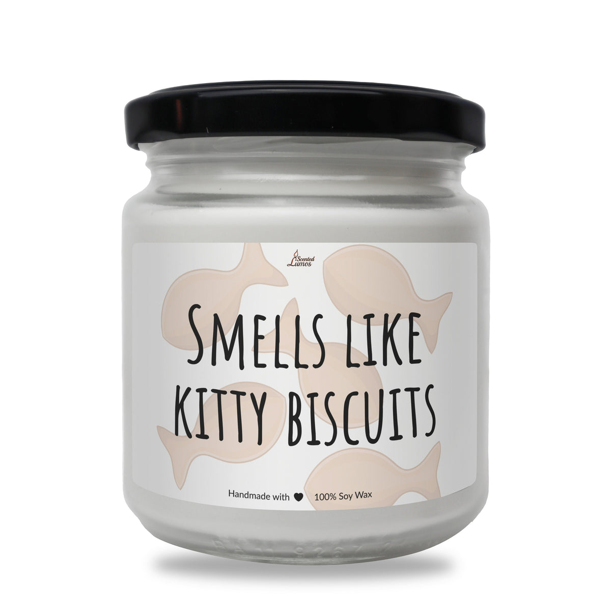 a jar of smells like kitty biscuits