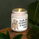 a candle that is sitting on a table