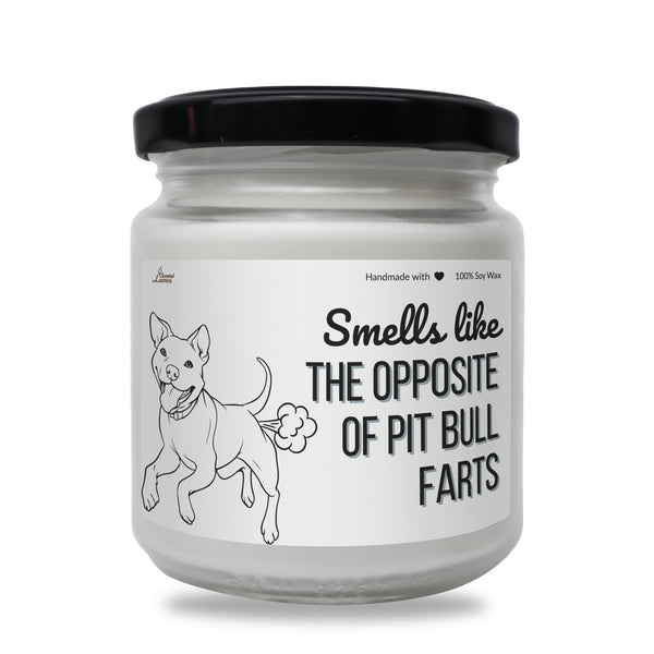 a jar of smellless dog poopie on a white background