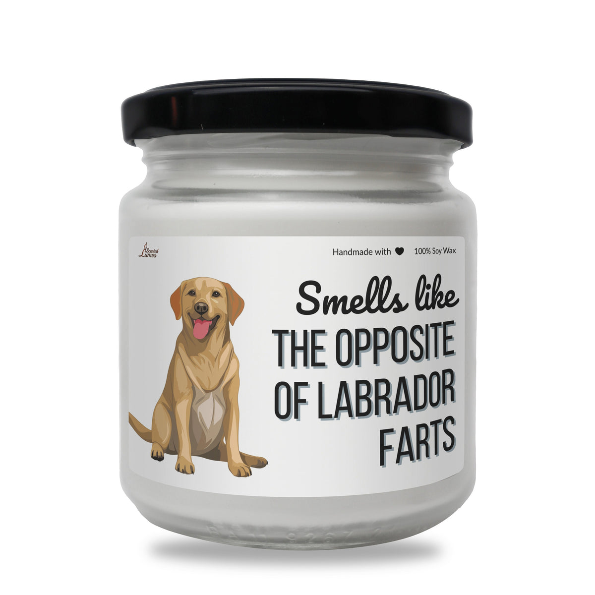 a jar of smells like the opposite of labrador fars