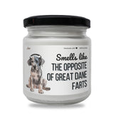 a jar of dog treats with a picture of a dog on it