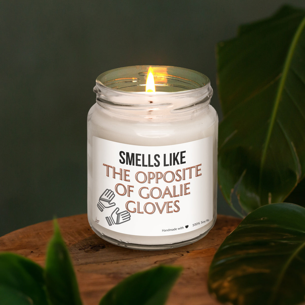 a candle that is sitting on a table