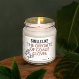 a candle that is sitting on a table