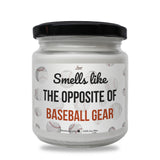 a jar of baseball gear sits on a white background