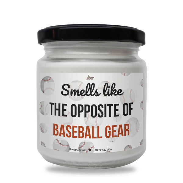 a jar of baseball gear sits on a white background