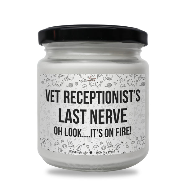 a jar of vet receptionist&#39;s last nerve