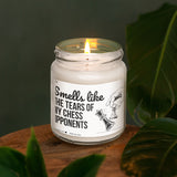 a candle that is sitting on a table